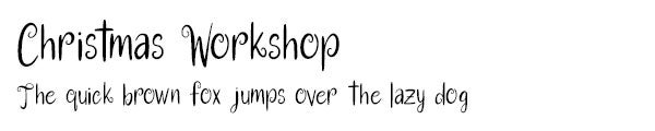 Christmas Workshop font