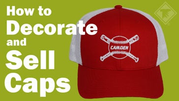 how to decorate and sell caps