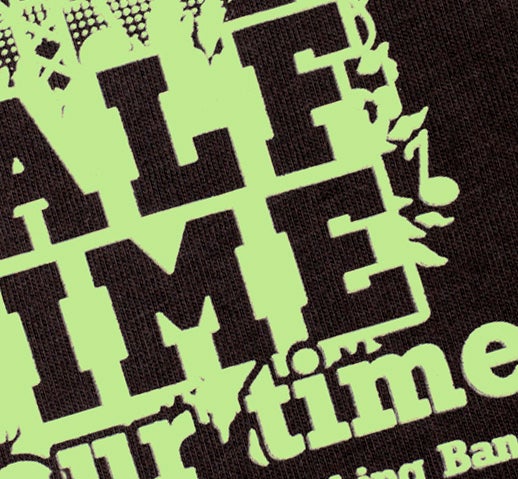 Glow in the Dark heat transfers with screen printed ink