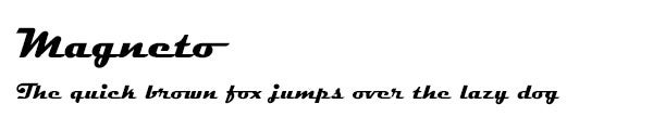 Magneto font