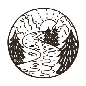 nature clip art for t-shirt designs