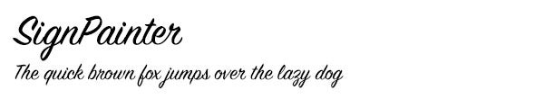 SignPainter-HouseScript font