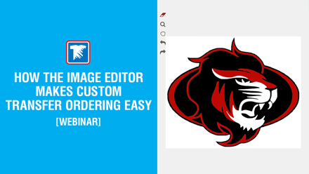 how the image editor helps you order custom screen printed transfers