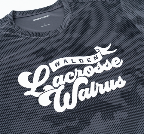 white silicone ink transfer on sublimated polyester