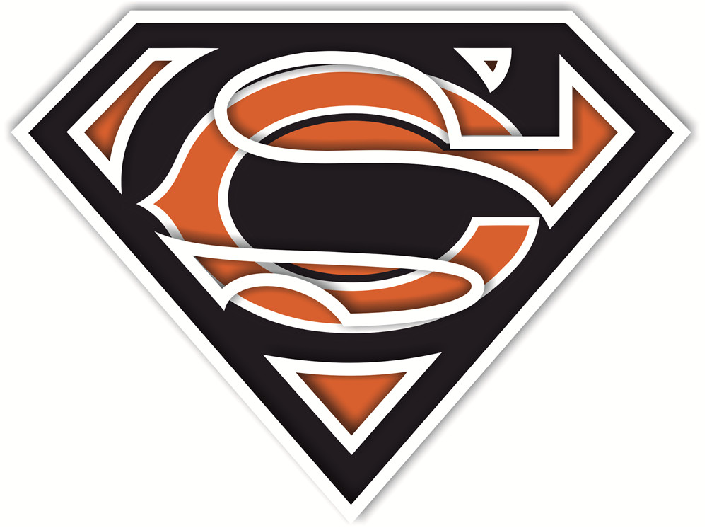 Chicago Bears superman logos iron on heat transfer|IRONON20190912069 ...